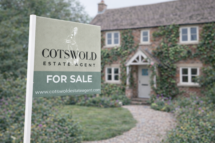 Cotswold Estate Agent For Sale sign